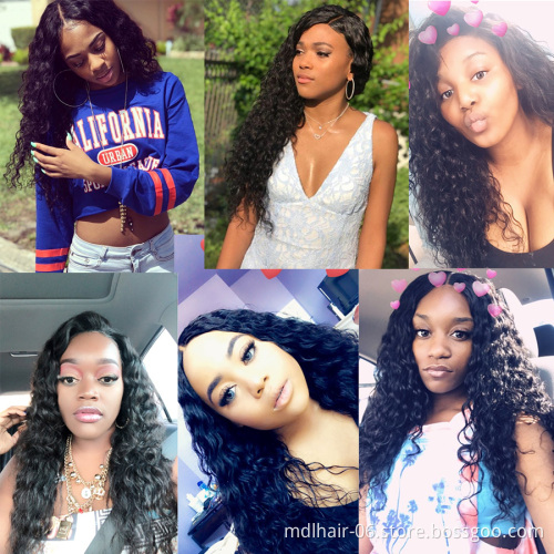 Wholesale Water Wave Bundles With Closure Brazilian Hair Weave Bundles With Closure Remy Human Hair 3 Bundles With Closure